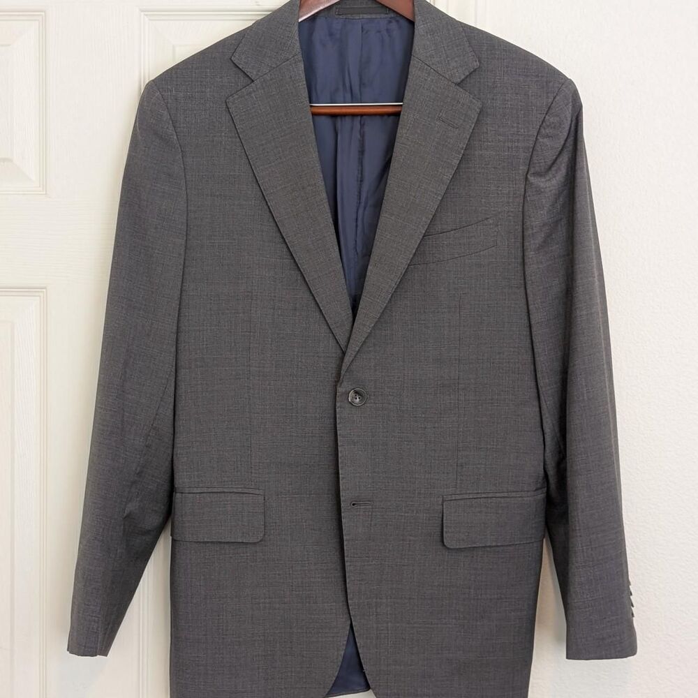 Suitsupply Men's 38R Grey Tailored Jacket Napoli